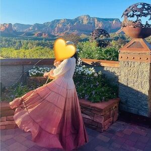 Ivy City Co Ombre High Low Dress